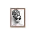 Picture of Modern Flower Girl _GroupedProduct_Rectangle_Portrait_Photography _GroupedProduct_Rectangle_Portrait_Framed_Matted_