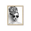 Picture of Modern Flower Girl _GroupedProduct_Rectangle_Portrait_Photography _GroupedProduct_Rectangle_Portrait_Framed_Matted_
