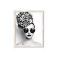 Picture of Modern Flower Girl _GroupedProduct_Rectangle_Portrait_Photography _GroupedProduct_Rectangle_Portrait_Framed_Matted_