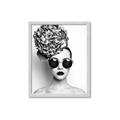 Picture of Modern Flower Girl _GroupedProduct_Rectangle_Portrait_Photography _GroupedProduct_Rectangle_Portrait_Framed_Matted_