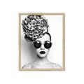 Picture of Modern Flower Girl _GroupedProduct_Rectangle_Portrait_Photography _GroupedProduct_Rectangle_Portrait_Framed_Matted_