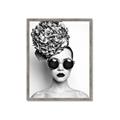Picture of Modern Flower Girl _GroupedProduct_Rectangle_Portrait_Photography _GroupedProduct_Rectangle_Portrait_Framed_Matted_