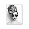 Picture of Modern Flower Girl _GroupedProduct_Rectangle_Portrait_Photography _GroupedProduct_Rectangle_Portrait_Framed_Matted_