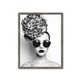 Picture of Modern Flower Girl _GroupedProduct_Rectangle_Portrait_Photography _GroupedProduct_Rectangle_Portrait_Framed_Matted_