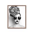 Picture of Modern Flower Girl _GroupedProduct_Rectangle_Portrait_Photography _GroupedProduct_Rectangle_Portrait_Framed_Matted_