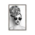 Picture of Modern Flower Girl _GroupedProduct_Rectangle_Portrait_Photography _GroupedProduct_Rectangle_Portrait_Framed_Matted_