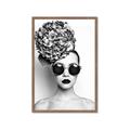 Picture of Modern Flower Girl _GroupedProduct_Rectangle_Portrait_Photography _GroupedProduct_Rectangle_Portrait_Framed_Matted_