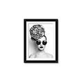Picture of Modern Flower Girl _GroupedProduct_Rectangle_Portrait_Photography _GroupedProduct_Rectangle_Portrait_Framed_Matted_