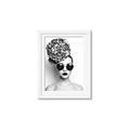 Picture of Modern Flower Girl _GroupedProduct_Rectangle_Portrait_Photography _GroupedProduct_Rectangle_Portrait_Framed_Matted_