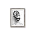 Picture of Modern Flower Girl _GroupedProduct_Rectangle_Portrait_Photography _GroupedProduct_Rectangle_Portrait_Framed_Matted_