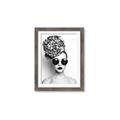 Picture of Modern Flower Girl _GroupedProduct_Rectangle_Portrait_Photography _GroupedProduct_Rectangle_Portrait_Framed_Matted_