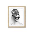 Picture of Modern Flower Girl _GroupedProduct_Rectangle_Portrait_Photography _GroupedProduct_Rectangle_Portrait_Framed_Matted_