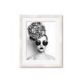 Picture of Modern Flower Girl _GroupedProduct_Rectangle_Portrait_Photography _GroupedProduct_Rectangle_Portrait_Framed_Matted_