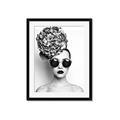Picture of Modern Flower Girl _GroupedProduct_Rectangle_Portrait_Photography _GroupedProduct_Rectangle_Portrait_Framed_Matted_