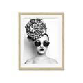 Picture of Modern Flower Girl _GroupedProduct_Rectangle_Portrait_Photography _GroupedProduct_Rectangle_Portrait_Framed_Matted_
