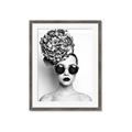 Picture of Modern Flower Girl _GroupedProduct_Rectangle_Portrait_Photography _GroupedProduct_Rectangle_Portrait_Framed_Matted_