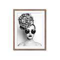 Picture of Modern Flower Girl _GroupedProduct_Rectangle_Portrait_Photography _GroupedProduct_Rectangle_Portrait_Framed_Matted_