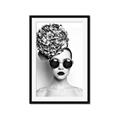 Picture of Modern Flower Girl _GroupedProduct_Rectangle_Portrait_Photography _GroupedProduct_Rectangle_Portrait_Framed_Matted_