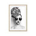 Picture of Modern Flower Girl _GroupedProduct_Rectangle_Portrait_Photography _GroupedProduct_Rectangle_Portrait_Framed_Matted_