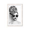 Picture of Modern Flower Girl _GroupedProduct_Rectangle_Portrait_Photography _GroupedProduct_Rectangle_Portrait_Framed_Matted_