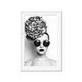 Picture of Modern Flower Girl _GroupedProduct_Rectangle_Portrait_Photography _GroupedProduct_Rectangle_Portrait_Framed_Matted_