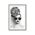 Picture of Modern Flower Girl _GroupedProduct_Rectangle_Portrait_Photography _GroupedProduct_Rectangle_Portrait_Framed_Matted_