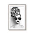 Picture of Modern Flower Girl _GroupedProduct_Rectangle_Portrait_Photography _GroupedProduct_Rectangle_Portrait_Framed_Matted_