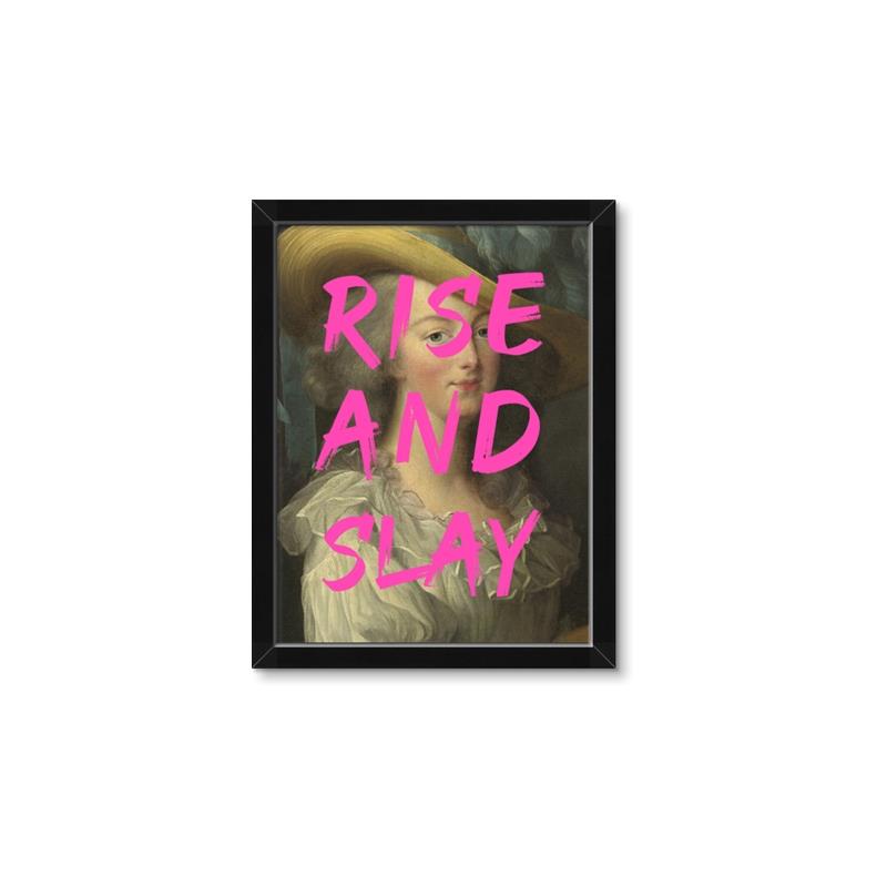 Picture of Rise and Slay _GroupedProduct_Rectangle_Portrait_Framed_Matted_