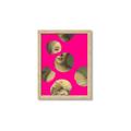 Picture of Neon Pink Circles _GroupedProduct_Rectangle_Portrait_Framed_Matted_
