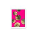 Picture of Neon Pink Circles _GroupedProduct_Rectangle_Portrait_Framed_Matted_