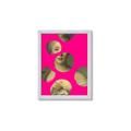 Picture of Neon Pink Circles _GroupedProduct_Rectangle_Portrait_Framed_Matted_
