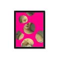 Picture of Neon Pink Circles _GroupedProduct_Rectangle_Portrait_Framed_Matted_