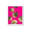 Picture of Neon Pink Circles _GroupedProduct_Rectangle_Portrait_Framed_Matted_