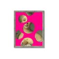 Picture of Neon Pink Circles _GroupedProduct_Rectangle_Portrait_Framed_Matted_