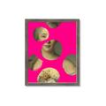 Picture of Neon Pink Circles _GroupedProduct_Rectangle_Portrait_Framed_Matted_