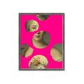 Picture of Neon Pink Circles _GroupedProduct_Rectangle_Portrait_Framed_Matted_