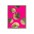 Picture of Neon Pink Circles _GroupedProduct_Rectangle_Portrait_Framed_Matted_