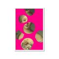 Picture of Neon Pink Circles _GroupedProduct_Rectangle_Portrait_Framed_Matted_