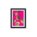Picture of Neon Pink Circles _GroupedProduct_Rectangle_Portrait_Framed_Matted_