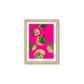 Picture of Neon Pink Circles _GroupedProduct_Rectangle_Portrait_Framed_Matted_