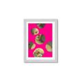 Picture of Neon Pink Circles _GroupedProduct_Rectangle_Portrait_Framed_Matted_