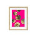 Picture of Neon Pink Circles _GroupedProduct_Rectangle_Portrait_Framed_Matted_