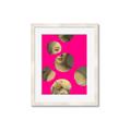 Picture of Neon Pink Circles _GroupedProduct_Rectangle_Portrait_Framed_Matted_