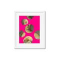 Picture of Neon Pink Circles _GroupedProduct_Rectangle_Portrait_Framed_Matted_