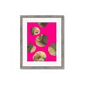 Picture of Neon Pink Circles _GroupedProduct_Rectangle_Portrait_Framed_Matted_