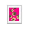 Picture of Neon Pink Circles _GroupedProduct_Rectangle_Portrait_Framed_Matted_