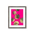 Picture of Neon Pink Circles _GroupedProduct_Rectangle_Portrait_Framed_Matted_
