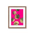 Picture of Neon Pink Circles _GroupedProduct_Rectangle_Portrait_Framed_Matted_