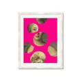 Picture of Neon Pink Circles _GroupedProduct_Rectangle_Portrait_Framed_Matted_