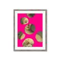 Picture of Neon Pink Circles _GroupedProduct_Rectangle_Portrait_Framed_Matted_